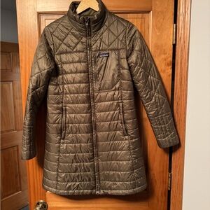 Patagonia Women's Puffer Coat - Dark Green